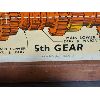 Image 2 : THE NEW FORDSON MAJOR TRACTOR GEARS MASONITE SIGN - 43 x 33 in, 1951