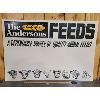 Image 1 : ANDERSON FEEDS FLEXIBLE FIBREGLASS SIGN -  41 x 32 in