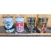 Image 1 : LOT OF 4 - TEXACO QUART OIL CANS 