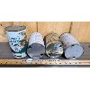 Image 2 : LOT OF 4 - TEXACO QUART OIL CANS 