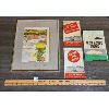 Image 1 : LOT OF 4 - VINTAGE ADS & MANUALS 