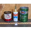 Image 1 : LOT OF 3 - ESSO CANS - OIL & GREASE