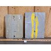 Image 2 : LOT OF 2 - WARNING GAS PIPELINE METAL SIGNS - LARGEST 8 x 11 in 