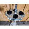 Image 2 : LIGHT UP CHROME AIRPLANE ASHTRAY - 35in TALL 