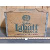 Image 1 : LABATT CLASSIC WOOD ADVERTISING CRATE - 11.5 x 12 x 17.5in