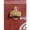 Image 2 : PAINTED TIN EMBOSSED COCA--COLA COOLER - 14.5 x 14 x 17in