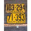 Image 1 : LOT OF 2 - 1924 ONTARIO LICENSE PLATES
