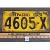 Image 1 : 1931 ONTARIO LICENSE PLATE