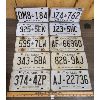 Image 1 : LOT OF 10 - ONTARIO LICENSE PLATES