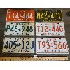 Image 1 : LOT OF 6 - 1970's ONTARIO LICENSE PLATES