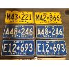 Image 1 : LOT OF 6 - ONTARIO LICENSE PLATES - INCL 1974, 80 PAIRS