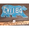 Image 1 : 1970 NWT CENTENNIAL LICENSE PLATE