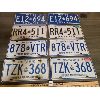 Image 1 : LOT OF 8 - ONTARIO LICENSE PLATES