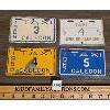 Image 1 : LOT OF 4 - TOWN OF CALEDON TAXI LICENSE PLATES 