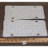 Image 2 : PAIR OF 1969 ONTARIO LICENSE PLATES