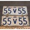 Image 1 : PAIR OF 1954 ONTARIO LICENSE PLATES