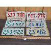 Image 1 : LOT OF 6 - SASKATCHEWAN LICENSE PLATES - INCL 1970 & 72 PAIRS