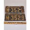 Image 1 : PAIR OF 1933 NEW BRUNSWICK LICENSE PLATES