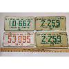 Image 1 : LOT OF 4 - NEWFOUNDLAND AND LABRADOR LICENSE PLATES 