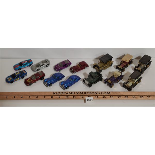 LOT OF 14 - MISC DIECAST VEHICLES - INCL HOT WHEELS ETC.