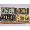 Image 1 : LOT OF 4 - NOVA SCOTIA LICENSE PLATES - INCL 1932, 42, 59, AND 69
