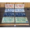 Image 1 : LOT OF 4 - OHIO LICENSE PLATE PAIRS - INCL 1967, 68, 69, 74