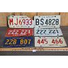 Image 1 : LOT OF 6 - ILLINOIS LICENSE PLATES