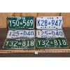 Image 1 : LOT OF 6 - 1968 ONTARIO LICENSE PLATES