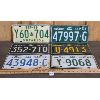 Image 1 : LOT OF 6 - 1960's ONTARIO LICENSE PLATES