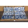 Image 1 : LOT OF 6 - 1960's-1970's ONTARIO LICENSE PLATES