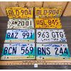Image 1 : LOT OF 8 - MANITOBA LICENSE PLATES