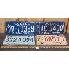 Image 1 : LOT OF 4 - QUEBEC LICENSE PLATES - INCL 1965, 68, 75, 76