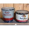 Image 1 : LOT OF 2 - 25LB ESSO MARVELUBE LUBRICANT CANS 