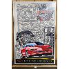 Image 1 : CHEVROLET 40 YEAR ANNIVERSARY PLAQUE - 24 X 36 INCH