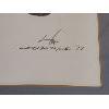Image 2 : CORVETTE 25TH ANNIVERSARY FRAMED LIMITED EDITION PENCIL SKETCH - 17 X 21 INCHES FRAMED