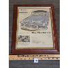 Image 1 : DE SOTO FRAMED AD - 12 X 15 INCHES - 1955