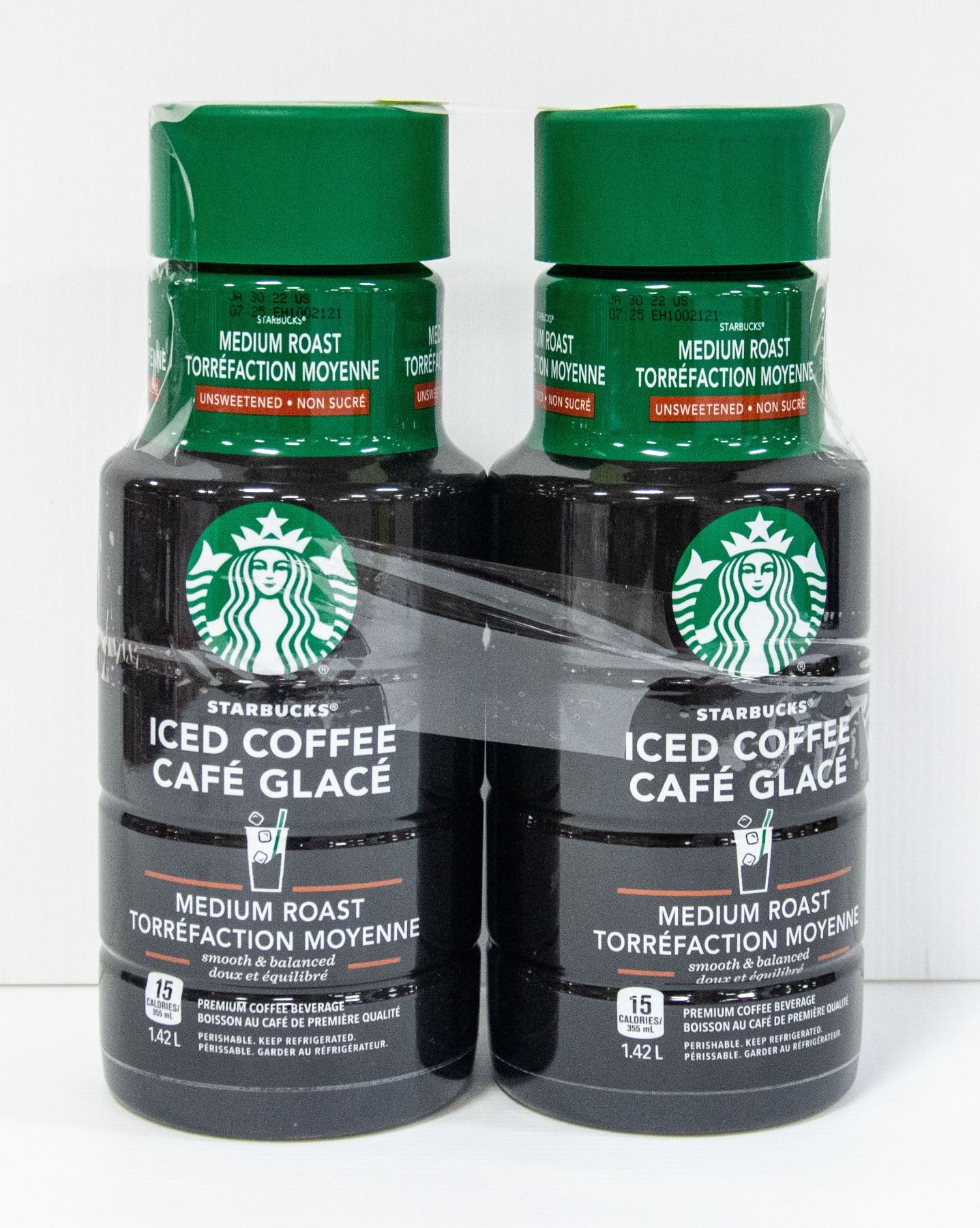 2 PACK STARBUCKS ICED COFFEE MEDIUM ROAST