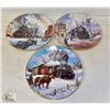 BUNDLE OF 3 TED XARAS COLLECTORS PLATES