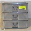 Image 1 : 3 TRAY STORAGE BIN
