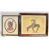 NEEDLEPOINT CHIEF PICTURE & END OF THE TRAIL PICTU