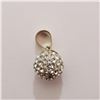 Image 1 : BZ535-55 10K YELLOW GOLD CUBIC ZIRCONIA PENDANT