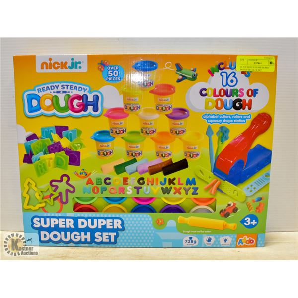 50 PCS NICK JR SUPER DUPER DOUGH 16 COLOR SET