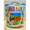 Image 1 : 80 PCS FISHER PRICE MEGA BLOCKS FIRST BUILDERS SET