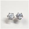 Image 1 : BZ1121-32 10K CZ EARRINGS