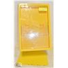 YELLOW PAPER DISPLAY WITH HEAVY METAL BASE