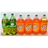 Image 1 : LOT OF 6 X 2L POP BOTTLES