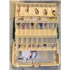 Image 1 : PLANO 6803 TACKLE BOX C/W FISHING HOOKS AND