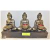 Image 1 : GOLDEN BUDHA CANDLE HOLDERS