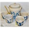 Image 1 : TEA SET BLUE BAMBOO