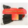 Image 1 : 2 PACK MENS COZY SLIPPER SOCKS
